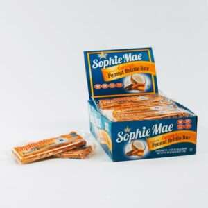 Atkinson's Sophie Mae Coconut Peanut Brittle Bar 2.25oz 24ct